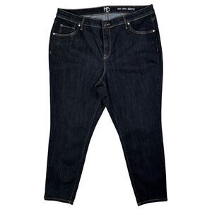 New Directions Curvy Women's Size 16WS Skinny Stretch Fit‎ Blue Denim Jeans